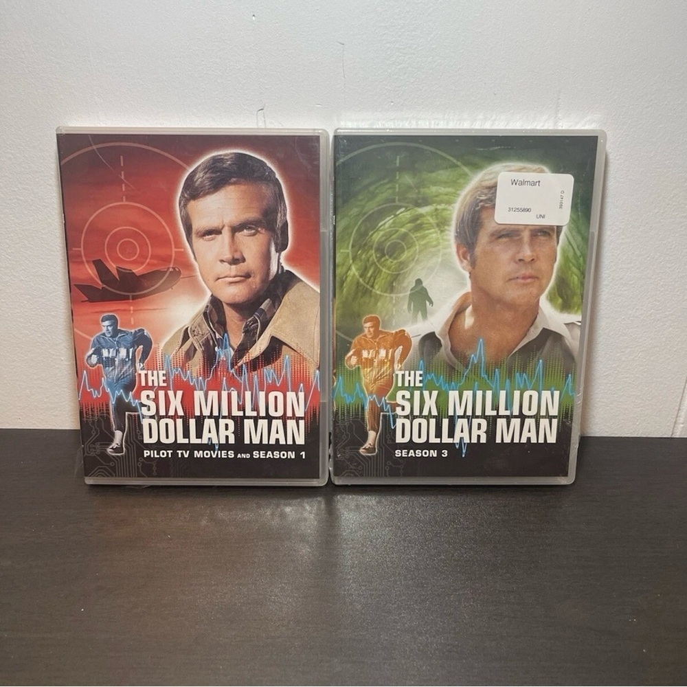 The Six Million Dollar Man: Season 1 & 3 ( DVD ) Season 3 Sealed!